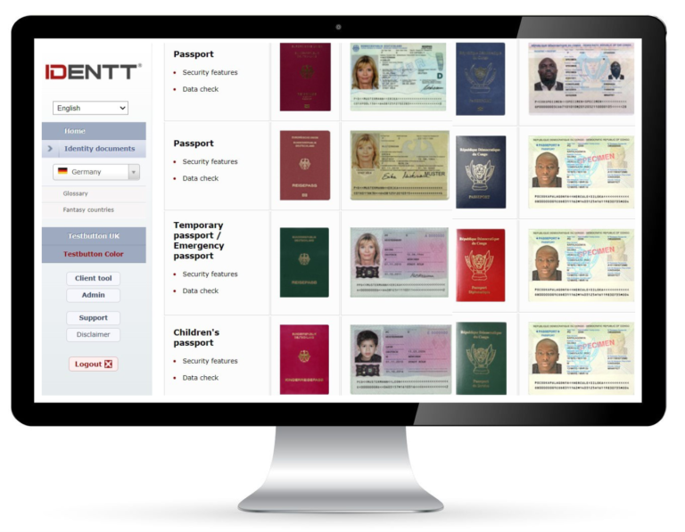 IDENTT Knowledge Identity Documents IDENTT Verification Systems